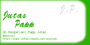 jutas papp business card